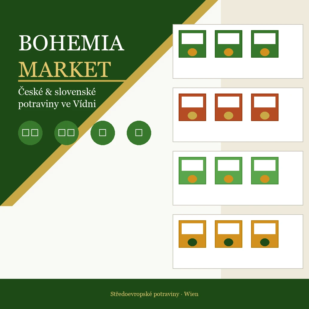 Bohemia Market – obchod s českými a slovenskými potravinami ve Vídni